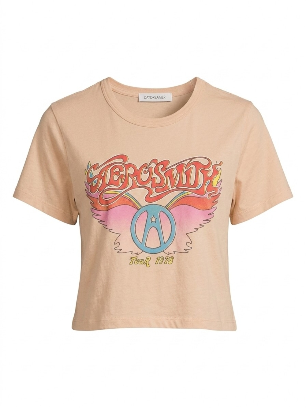 Daydreamer Aerosmith Wings Rebel Cropped Tour 1978 Tee